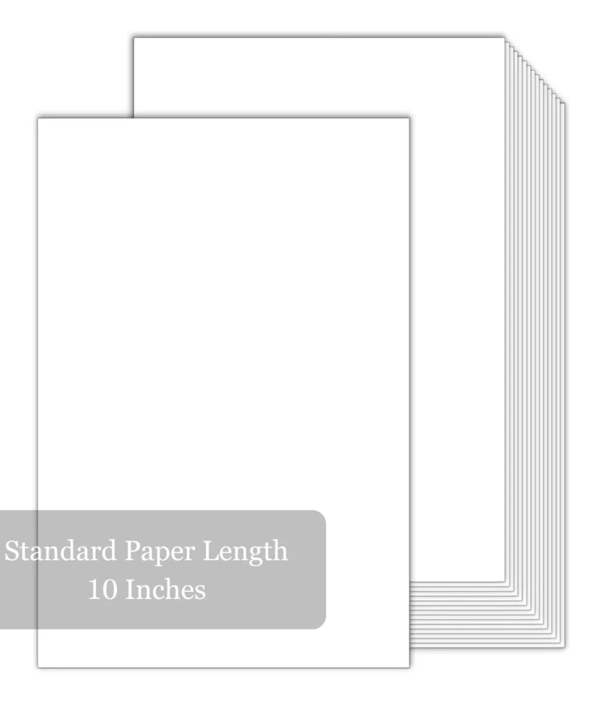 standard-paper-length-10-inches