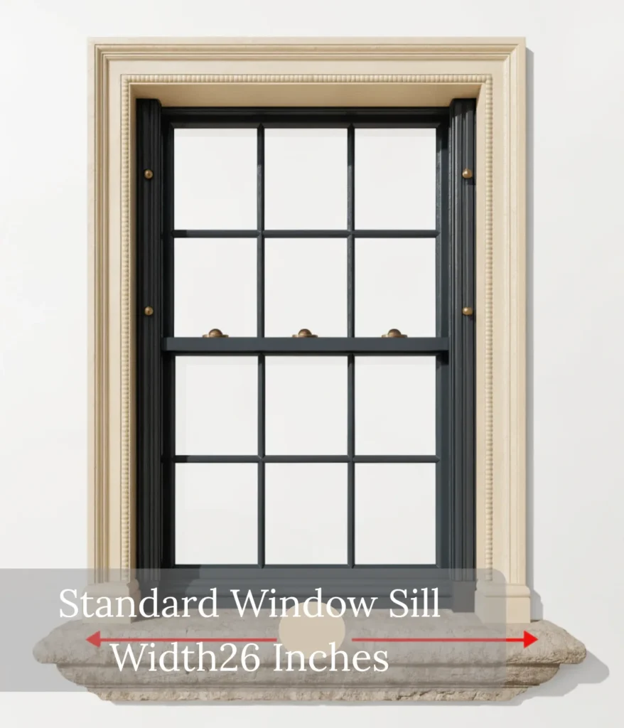 standard-window-sill-width-26-inches