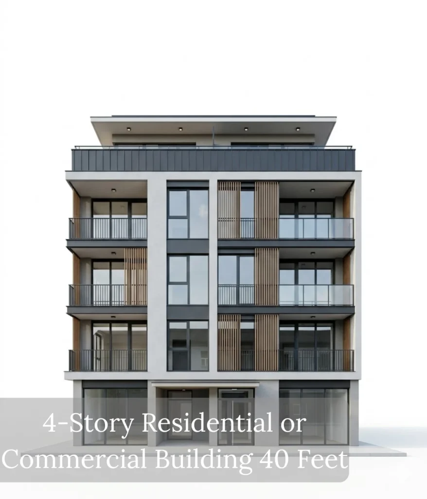 4-story-residential-or-commercial-building-40-feet