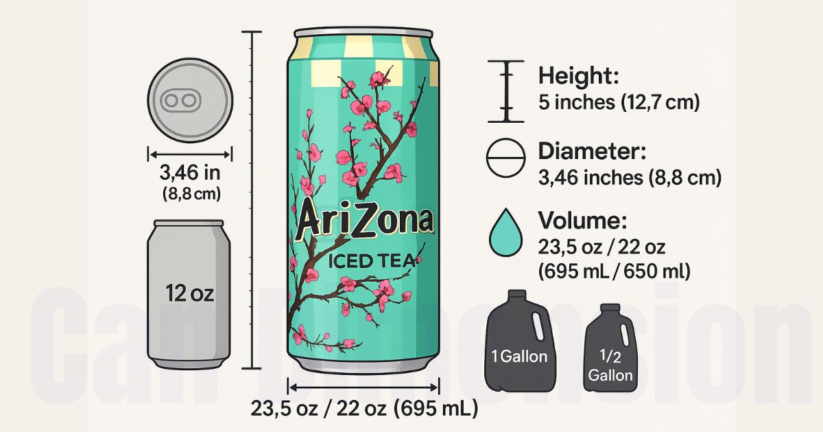 arizona-tea-can-dimensions-size